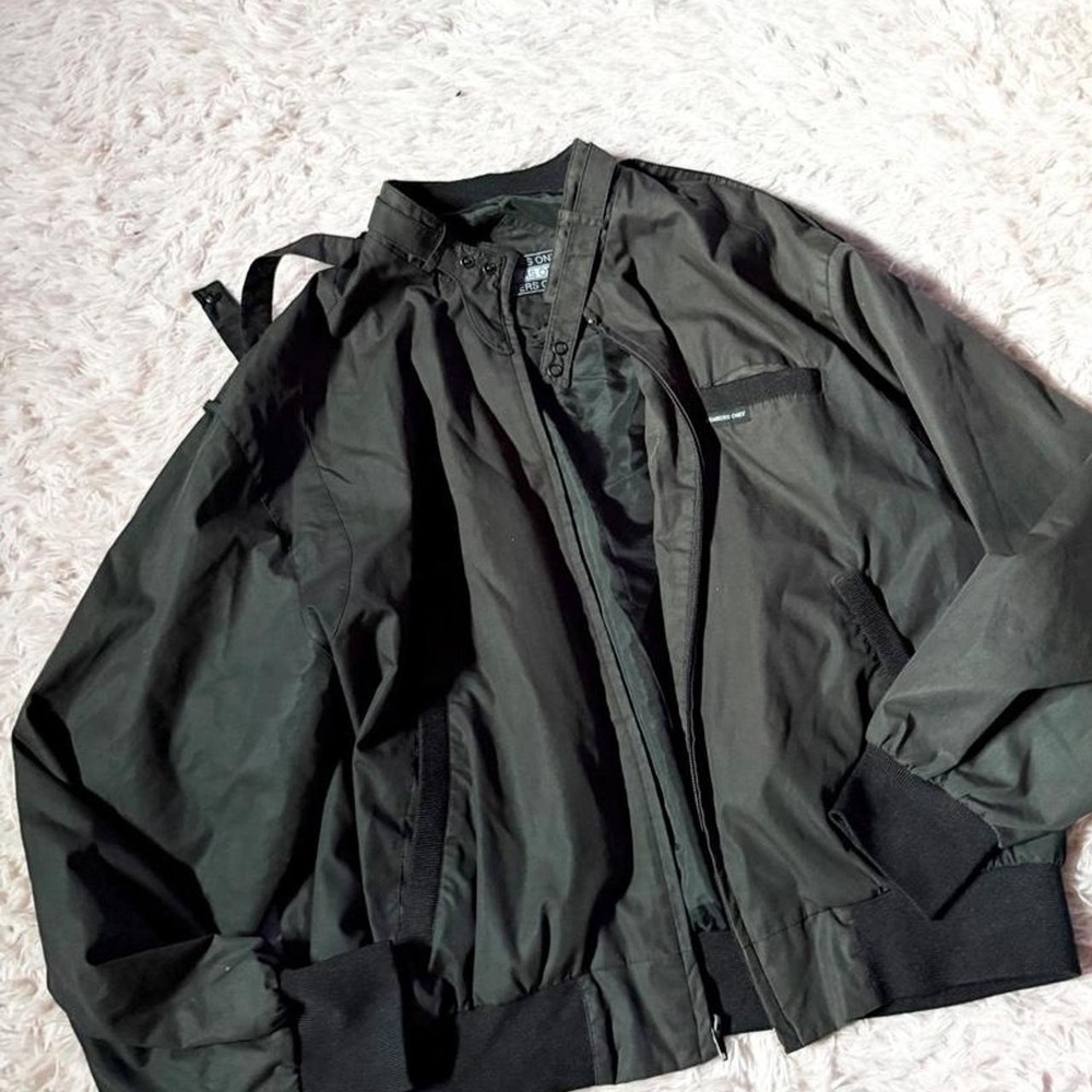 Members Only Utility Gorpcore Streetwear Bomber Jacket Men's L Outdoors Retro